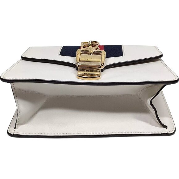 615630BD (X6) Gucci Shoulder Bag Sherry Line White Leather - Picture 4 of 9